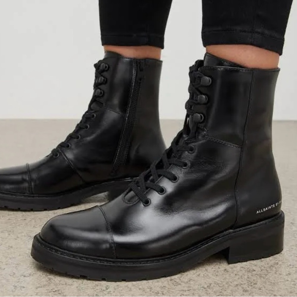 🖤⚜️All Saints Dusty Women’s Boot Black Sz 39 🖤